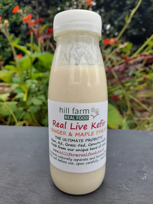 HILL FARM KEFIR 'Ginger & Maple Syrup' 500ml x 7 Bottle Bundle (INCLUDES COURIER DELIVERY)