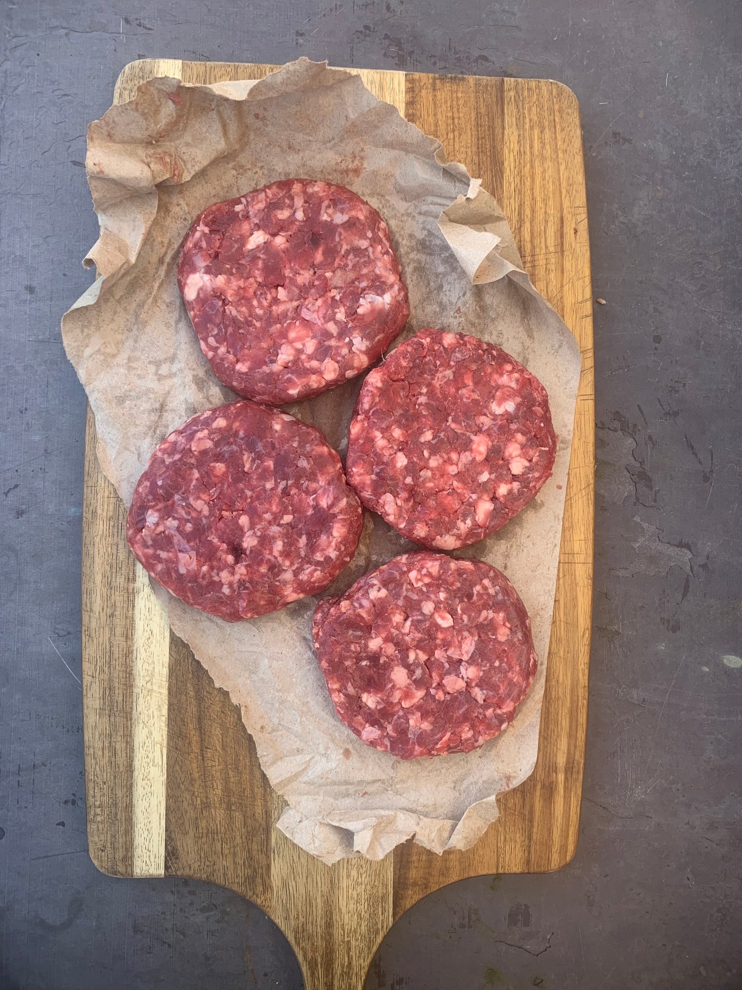 4 Beef Burgers (Gluten Free)