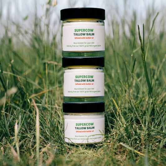 SUPERCOW Tallow Balm 60ml x 3 jar bundle (INCLUDES DELIVERY)