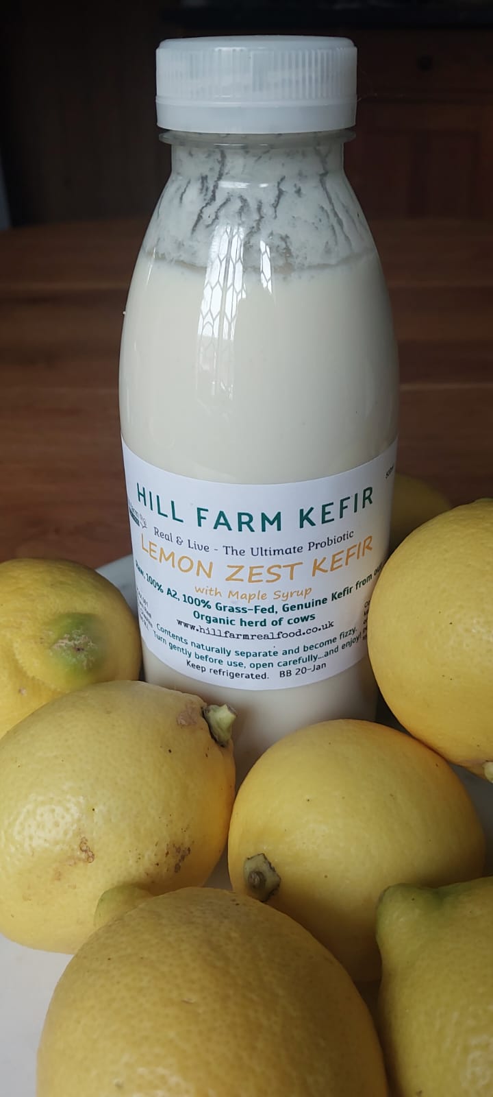 'LEMON ZEST' KEFIR 500ml x 7 Bottles (INCLUDES COURIER DELIVERY) (limited edition)