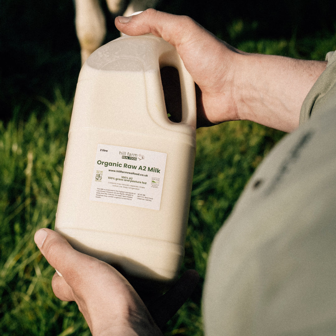 Raw Organic A2 Grass Fed Milk, 2 litre bottle - COLLECTION ONLY - please do not order for courier delivery