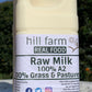 Raw Organic A2 Grass Fed Milk - 6 x 1 litre bottle bundle (INCLUDES COURIER DELIVERY)